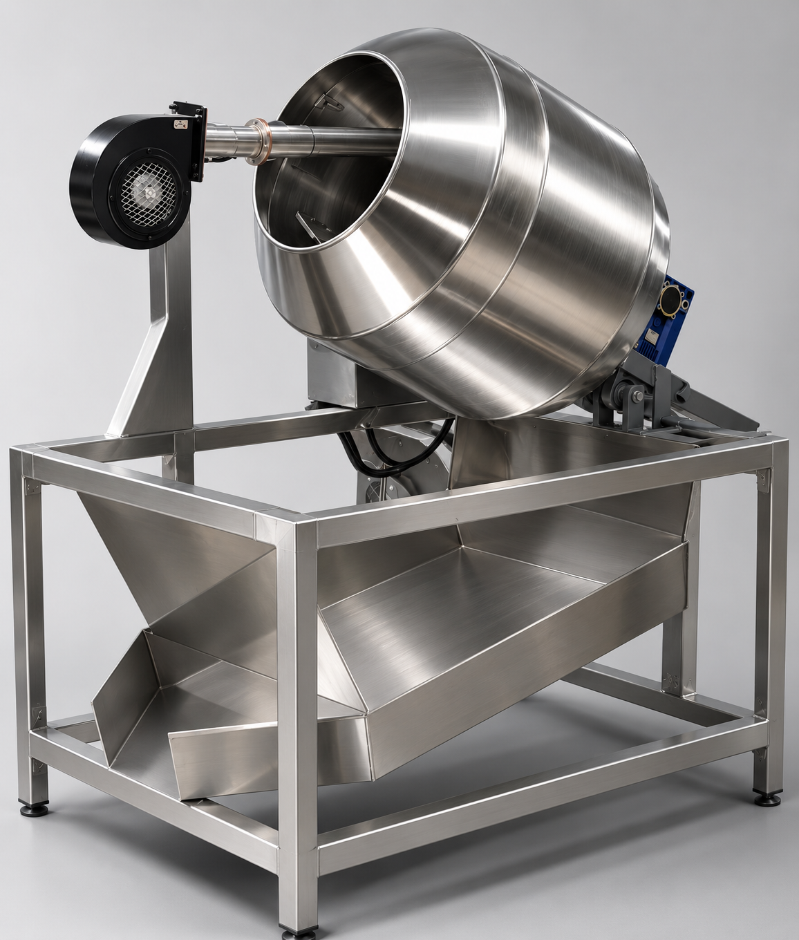 Flavoring machine with rotating drum